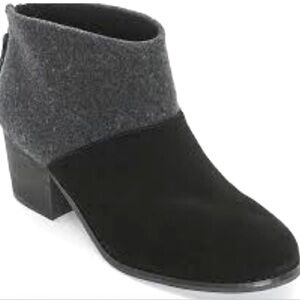 Toms Leila Suede Ankle Booties